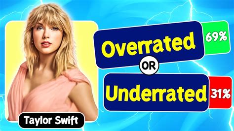 Choose Underrated or Overrated..! | 60 Famous Singers in 2023 - YouTube