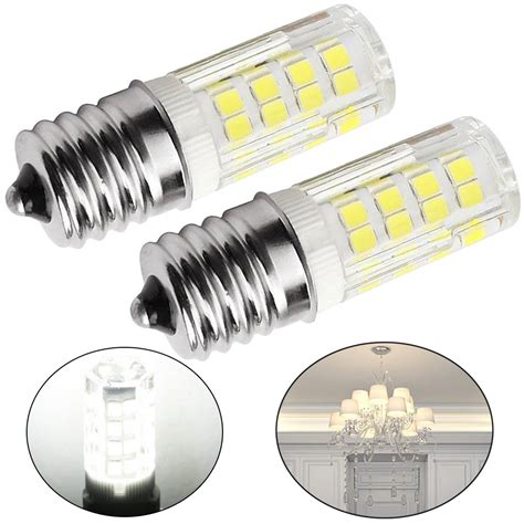 2x Intermediate LED E17 Base Bulb Dimmable Ceiling Halogen Replacement Light | eBay