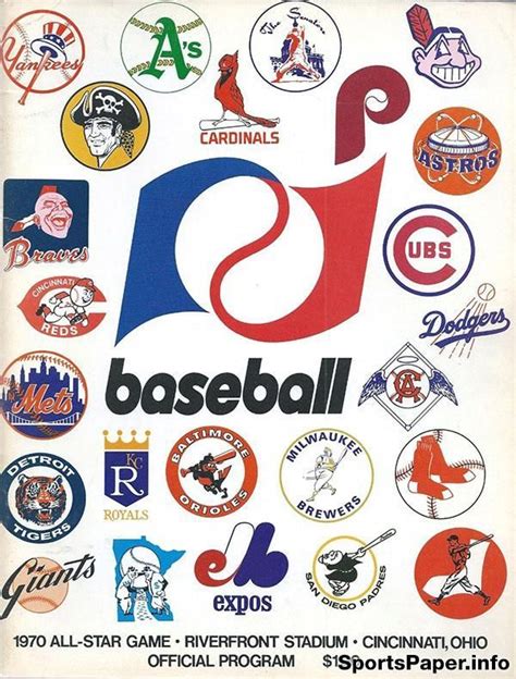 Pin by Rick on Vintage Programs | Baseball teams logo, Baseball classic, Mlb teams