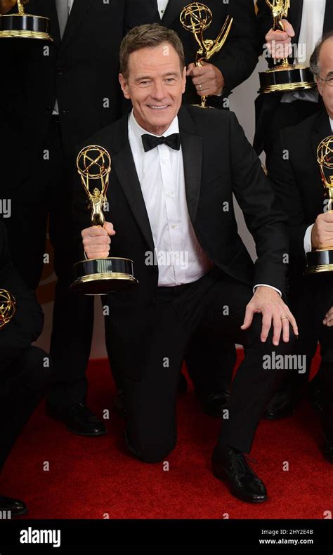 Bryan Cranston in the press room at the 65th Annual Primetime Emmy ...