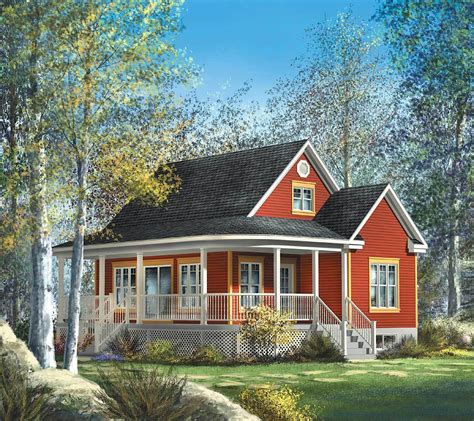 Cute Country Cottage - 80559PM | Architectural Designs - House Plans