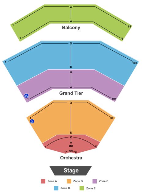 Ej Thomas Seating Chart: A Visual Reference of Charts | Chart Master