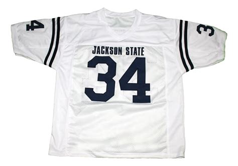 Walter Payton #34 Jackson State New Men Football Jersey White Any Size ...