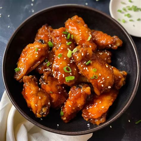 Honey Garlic Chicken Wings Recipe