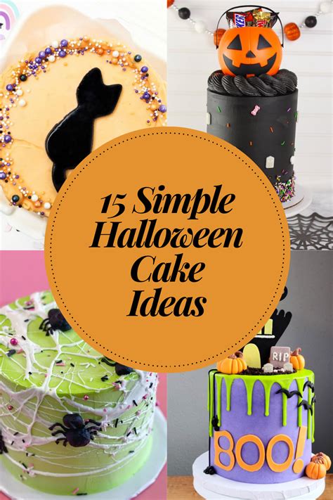 15 Simple Halloween Cake Ideas That You Can Do - Find Your Cake Inspiration