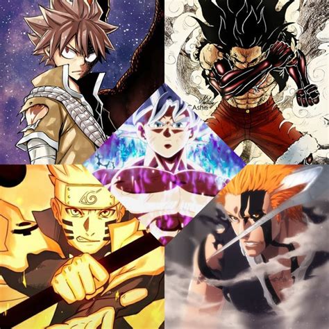 Goku Vs Naruto Vs Luffy Vs Ichigo