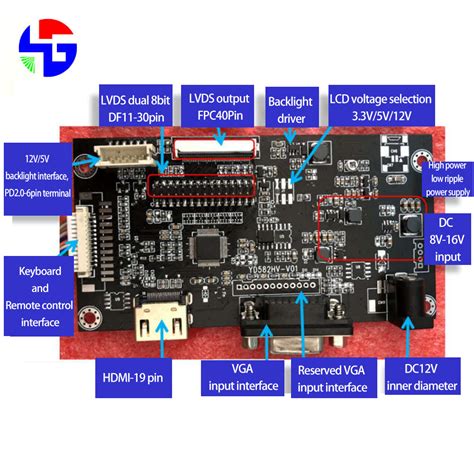 LCD Controller Board, Industrial HDMI Drive Board, LVDS Interface