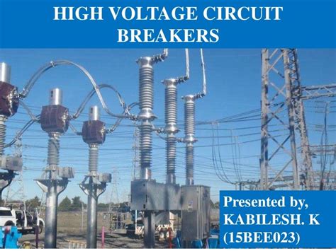 High voltage circuit breakers