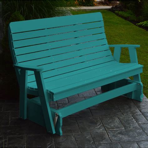 Rosalind Wheeler Outdoor Aeliana Gliding Plastic Bench & Reviews | Wayfair