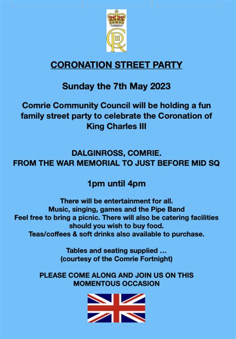 Coronation Street Party - Comrie