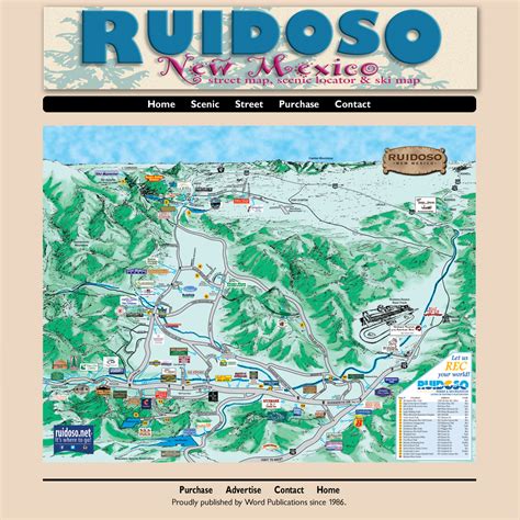 Ruidoso Scenic Map