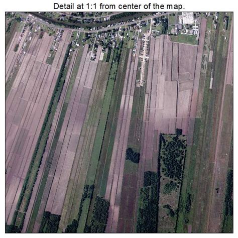 Aerial Photography Map of Raceland, LA Louisiana