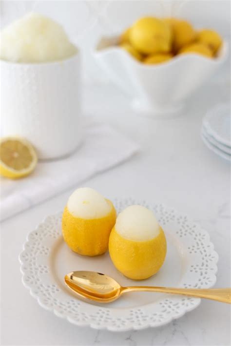 Easy Lemon Sorbet Recipe | Recipes | Jennifer Maune