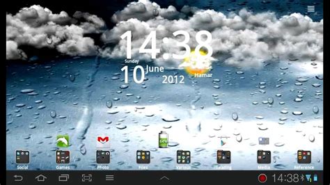 Go Weather live wallpaper - YouTube