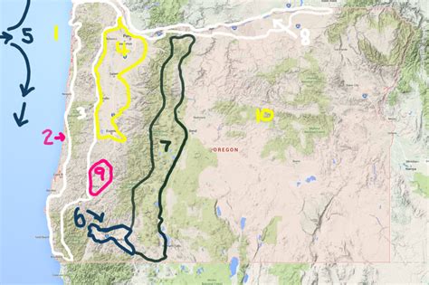 Oregon Climate and Sunshine Map [A Repost] - Jesse Richardson