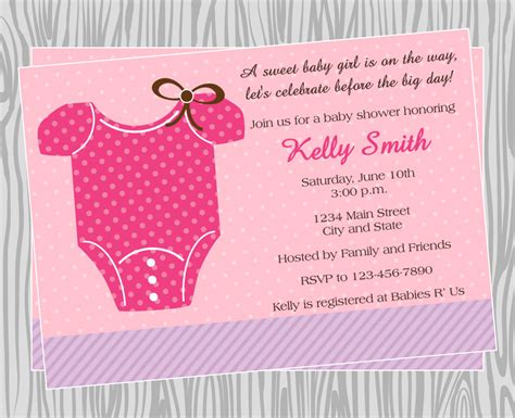 20 Of the Best Ideas for Diy Baby Shower Invitations Girl - Home, Family, Style and Art Ideas