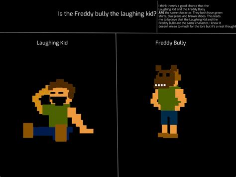 Why I think the Freddy Bully is ALSO the laughing kid from the FNaF 4 ...