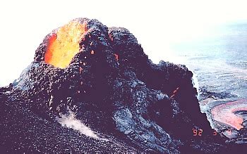 Volcano Picture Glossary Spatter Cone