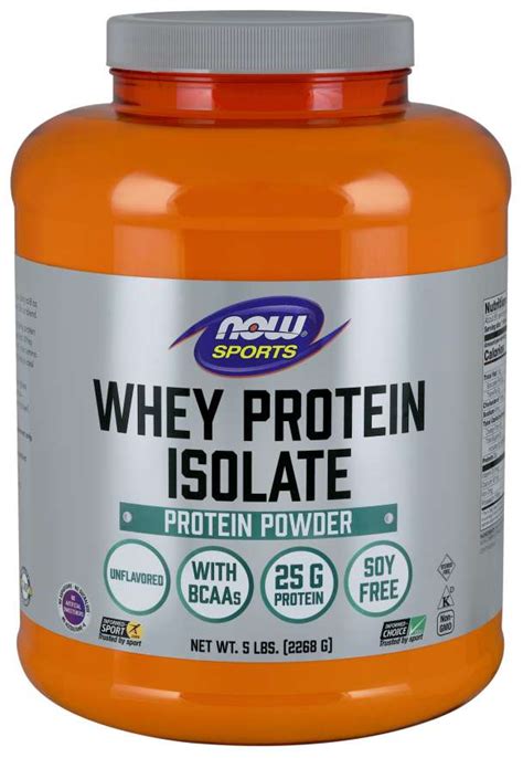 NOW Foods Whey Protein Isolate Unflavored 5 lb : Fresh Health Nutritions