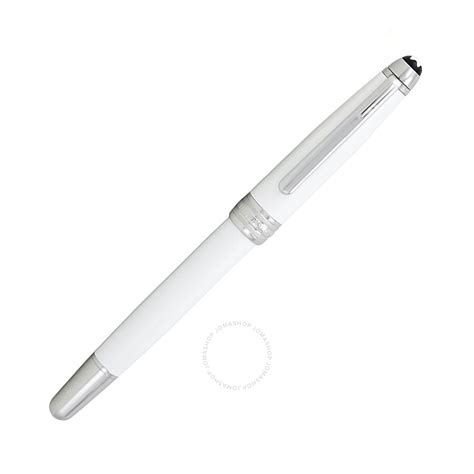 Montblanc Meisterstuck White Solitaire Classique Rollerball Pen 111938 ...