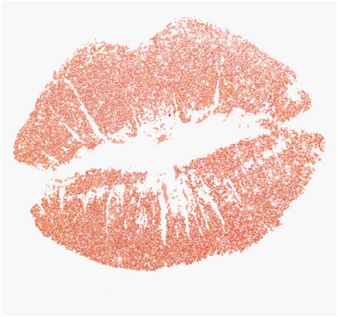 Glitter Lips Glitterbackground Glitterfondos - Rose Gold Glitter Lips, HD Png Download - kindpng