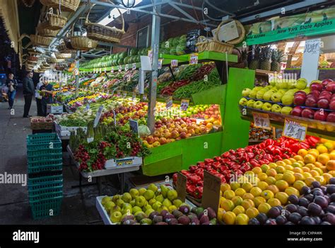 New York City, NY, People Shopping on Street Food Markets, Chinatown, Sheepshead Bay, Avenue U ...