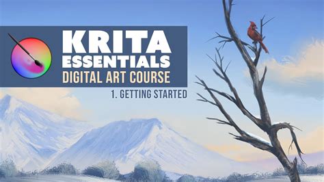 Krita 5 Tutorial for Beginners - Getting Started (Lesson 1) 🎨 - YouTube