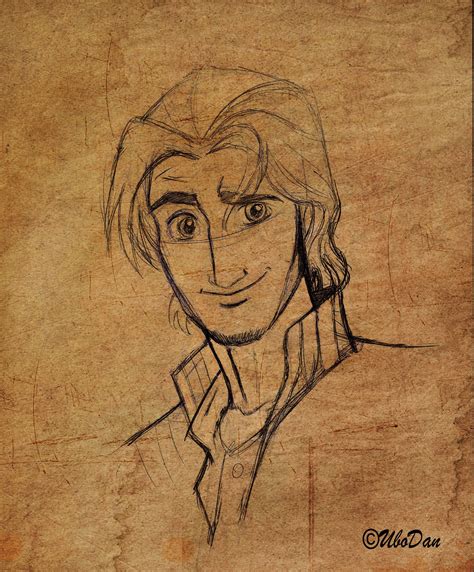 Flynn Rider Sketch by ~ubodan on deviantART