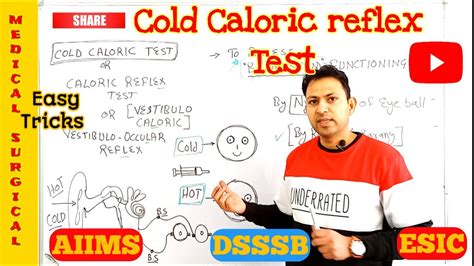 cold caloric test for brain stem functioning | vestibular caloric ...