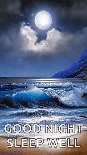 Good Night Sleep Well Majestic Ocean GIF | GIFDB.com