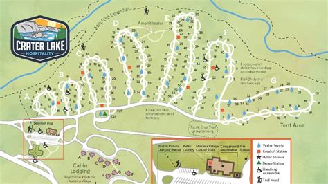 Crater Lake National Park Map (PDF) • PhotoTraces