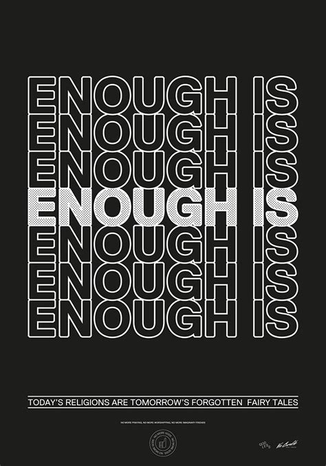 “enough is enough” by via grafik / germany, 2016 / silkscreen, 841 x ...