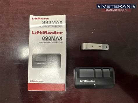 How to Program Liftmaster Remote 893Max