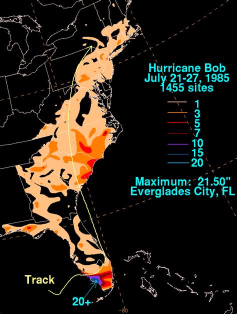 Hurricane Bob - July 21-27, 1985