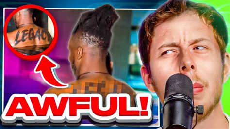 Roasting KSI's Brand New TATTOO - YouTube