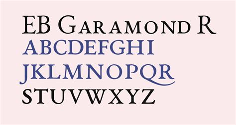 EB Garamond Regular SmallCaps free Font - What Font Is