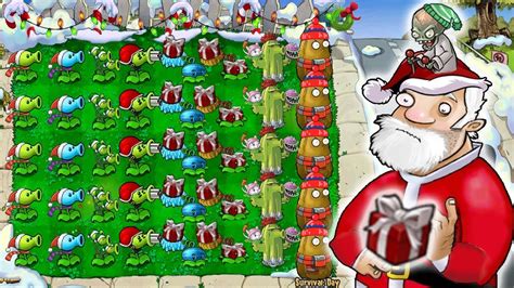 PLANTS VS ZOMBIES Mod CHRISTMAS Attack DAVE ZOMBOSS PvZ - YouTube