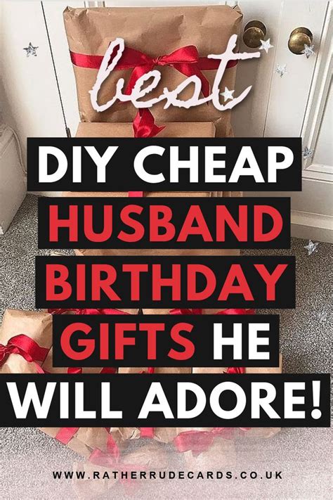 DIY creative romantic husband surprise gifts ideas for him | Homemade ...