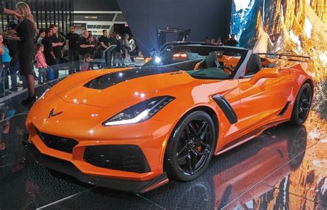 Chevrolet Corvette C7 ZR1 convertible painted in Sebring Orange Photo taken by: @bzmaro on ...