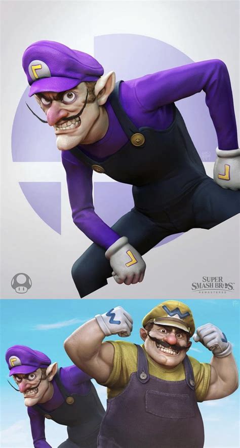 Realistic Waluigi artwork by Rafagrassetti : r/SmashBrosUltimate