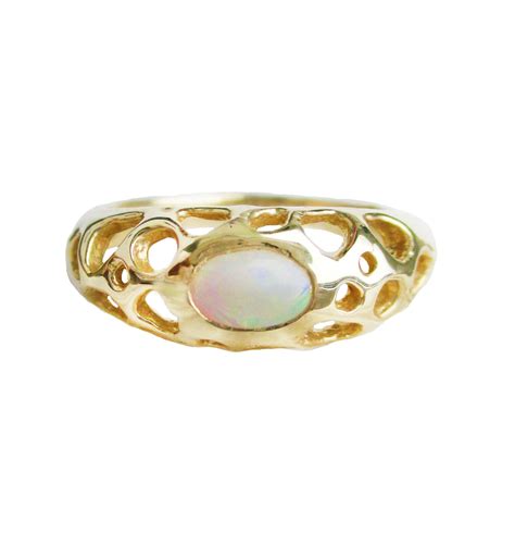 Misa Jewelry - Handcrafted Ring - Still Water Opal Ring