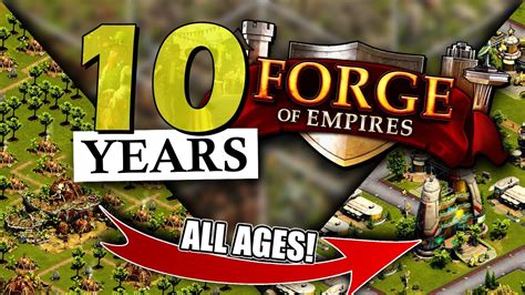 10 Years Forge of Empires - A Journey Through The Ages - YouTube