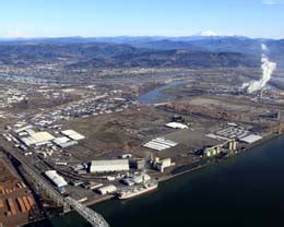 First commissioners for Port of Longview (originally Port of Kelso) take the oath of office on ...