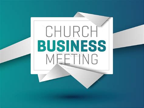 Church Business Meeting Christian PowerPoint