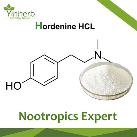 Yinherb Lab Hordenine Hydrochloride Raw Powder 99% Purity - China Hordenine HCl Drug Powder and ...