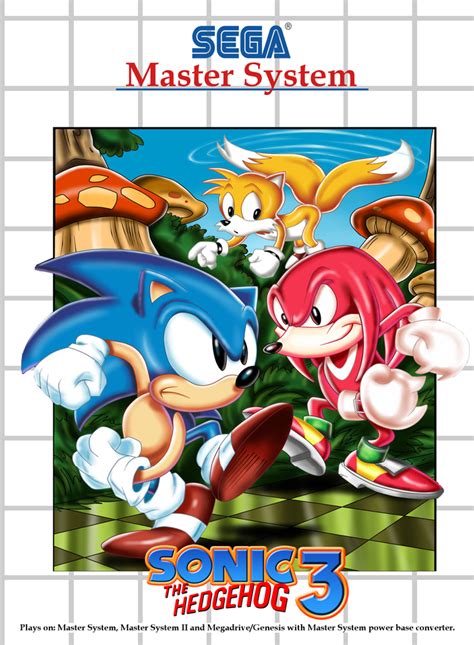 Sonic 3 - Sega Master System Cover by kiske-otoko on DeviantArt