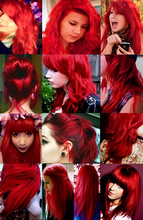 ion hot red intensifier permanent color - Google Search | Dyed red hair ...