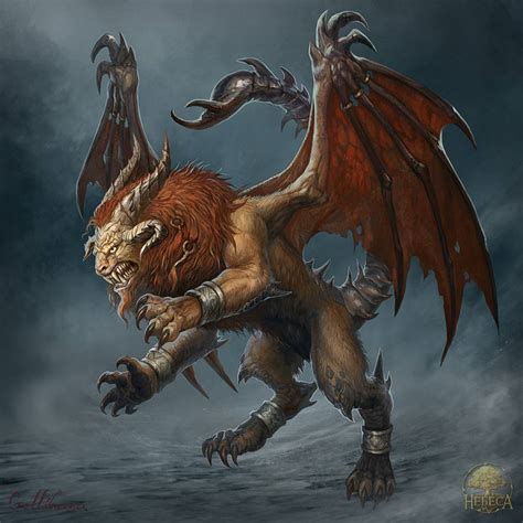 Manticore by Gellihana-art on DeviantArt