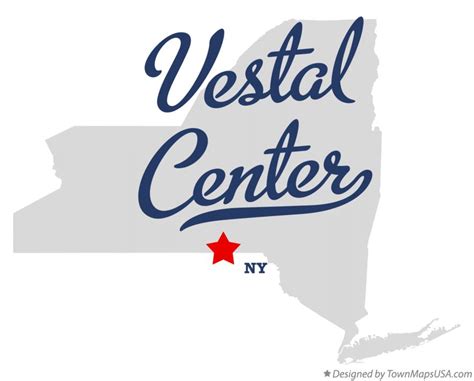 Map of Vestal Center, NY, New York