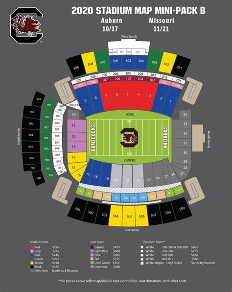 Williams Brice Stadium Seating Chart By Rows – Two Birds Home